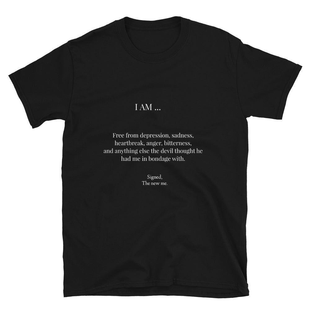 I Am Black Unisex T-Shirt - Young Woman