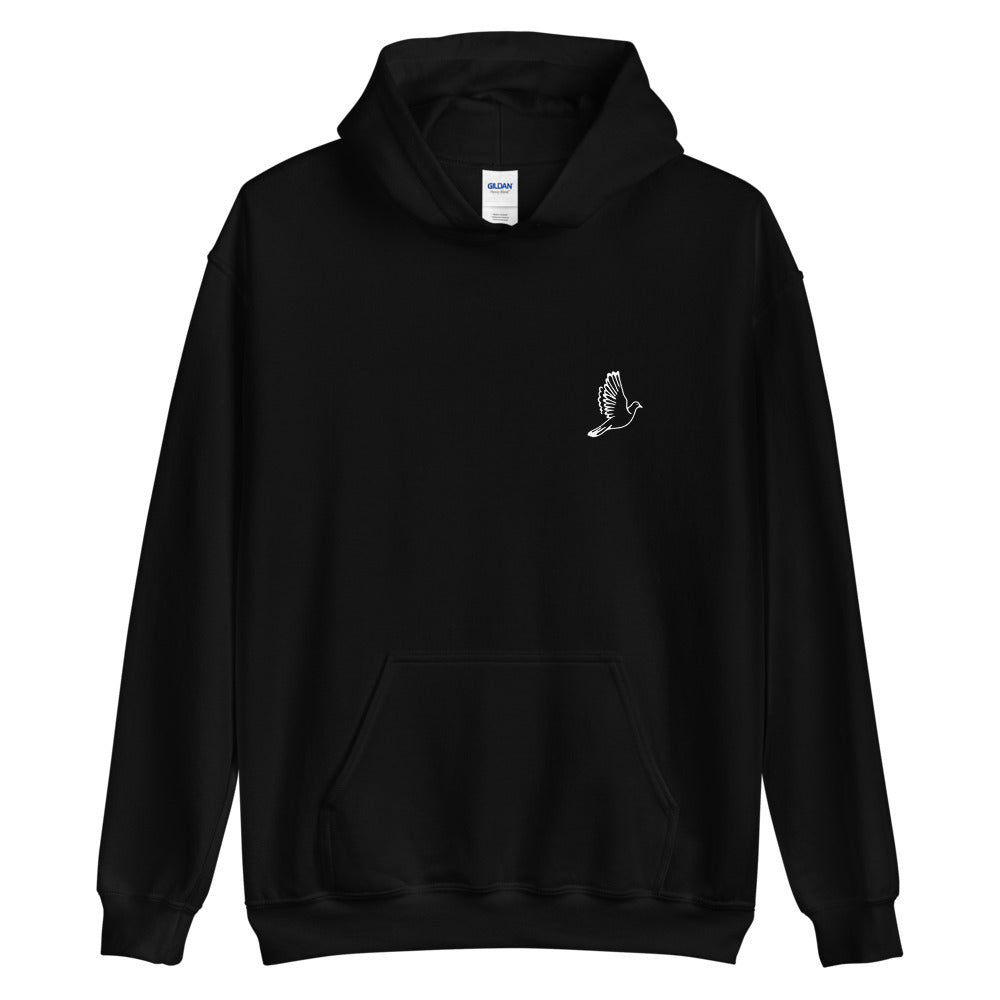 Release Yourself Black Unisex Hoodie - Young Woman